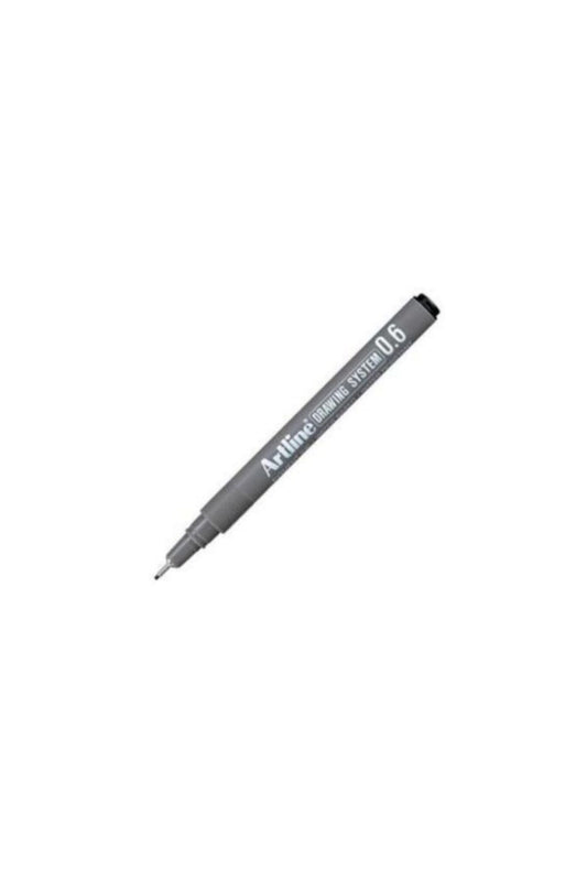 Luvary™- Rapido Kalem 0.6 Siyah Çizim Kalemi