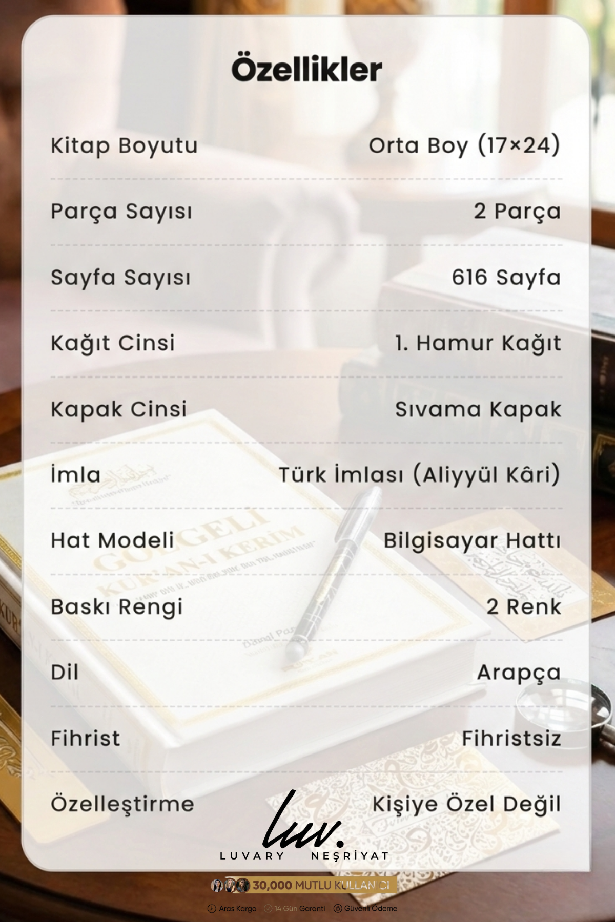 Gölgeli Kuran-ı Kerim - Sevdiklerinize Vereceğiniz En Güzel Hediye