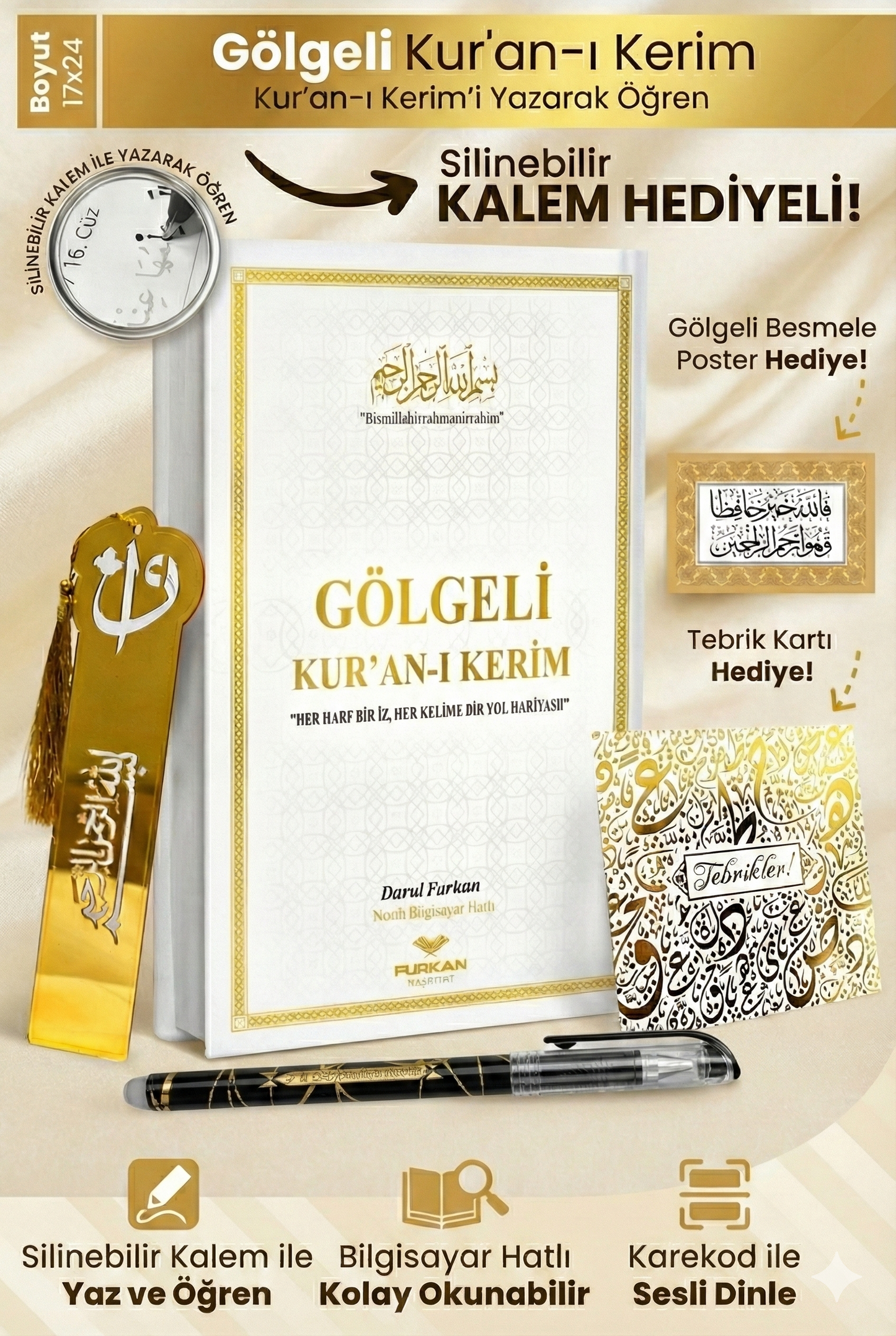 Gölgeli Kuran-ı Kerim - Sevdiklerinize Vereceğiniz En Güzel Hediye