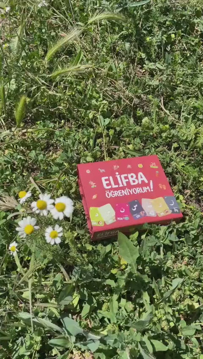 Renkli Elifba Kartları - Çocuklar İçin Eğitici Arapça Harf Öğrenme Seti